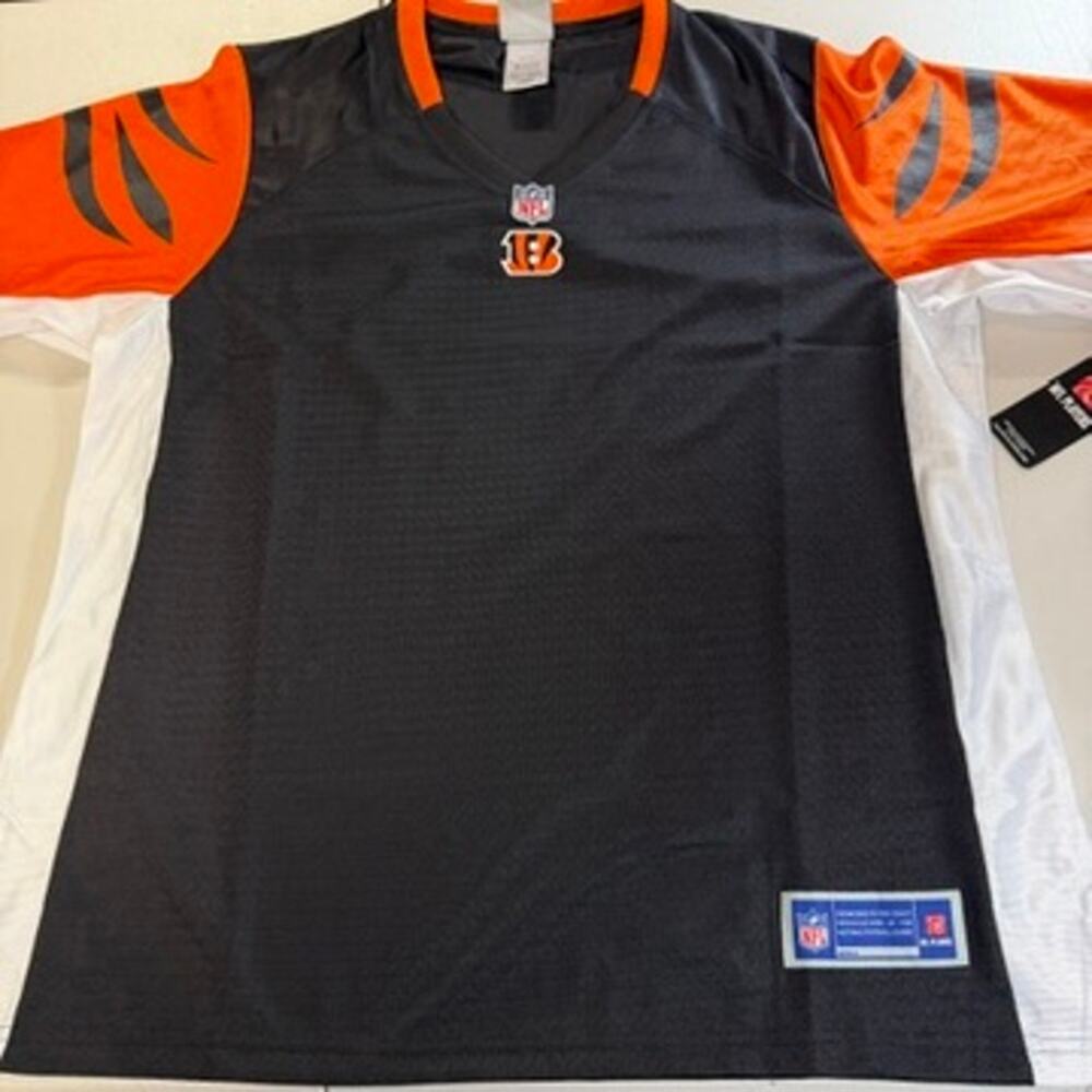 Cincinnati Bengals NFL Pro Line Women's Blank Team Jersey Large NWT
